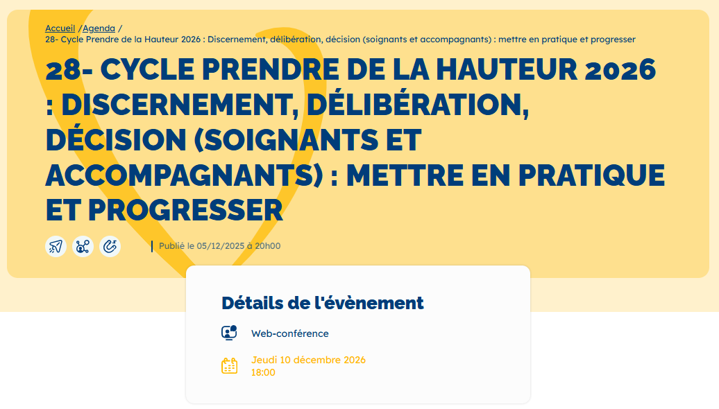 Webinaire de la SFAP #28 - Jeudi 10 Décembre 2026