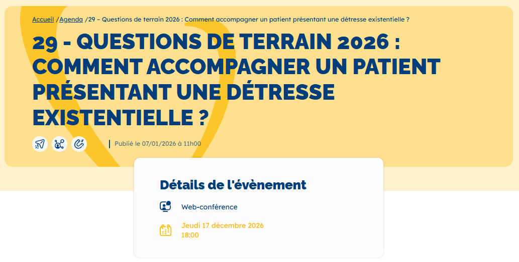 Webinaire de la SFAP #29 - Jeudi 17 Décembre 2026