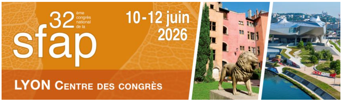 32ème CONGRÈS DE LA SFAP - 10-12 Juin 2026